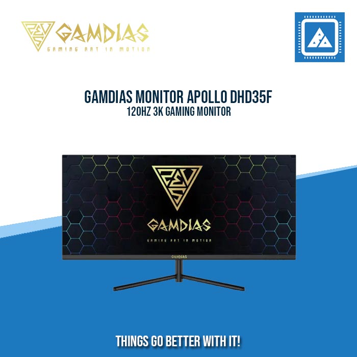 GAMDIAS MONITOR APOLLO DHD35F 120HZ 3K GAMDIAS MONITOR APOLLO DHD35F 120HZ 3K